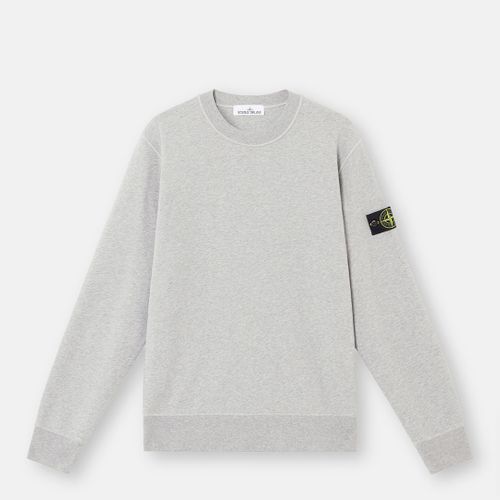 Organic Cotton Fleece Sweatshirt - Stone Island - Modalova