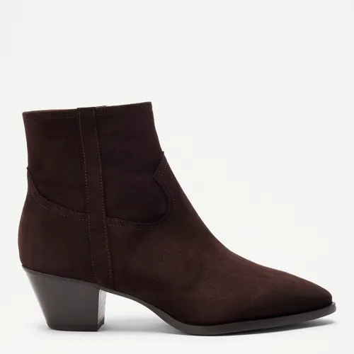 Women's Valley Suede Heeled Ankle Boots - Size 8 - Russell & Bromley - Modalova