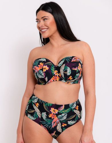 Cuba Libre Bandeau Strapless Multiway Bikini Top Print Mix - Size 32D - Curvy Kate - Modalova