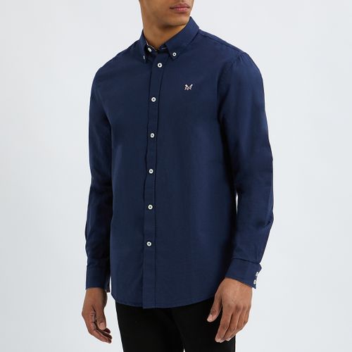 Navy Oxford Classic Shirt - Crew Clothing - Modalova