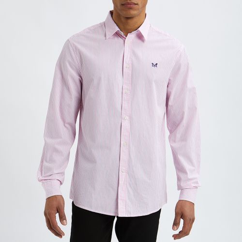 Pink Striped Cotton Shirt - Crew Clothing - Modalova