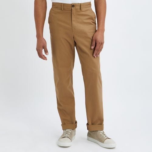 Beige Classic Chino Trousers - Crew Clothing - Modalova