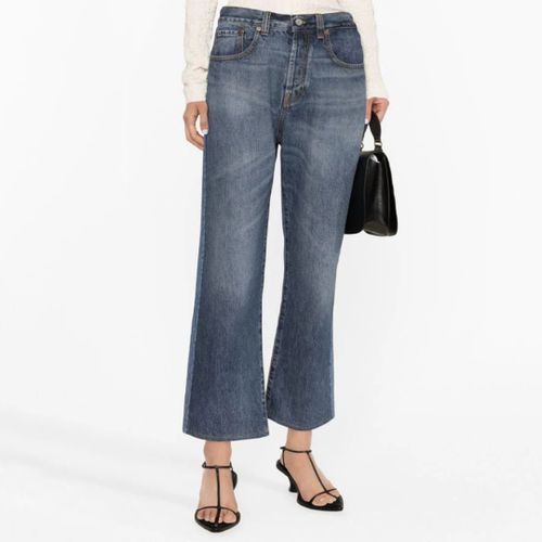 Blue Wide Leg Jeans - Victoria Beckham - Modalova