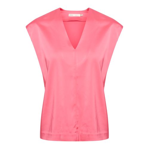 Pink V-Neck Zilky Top - Inwear - Modalova