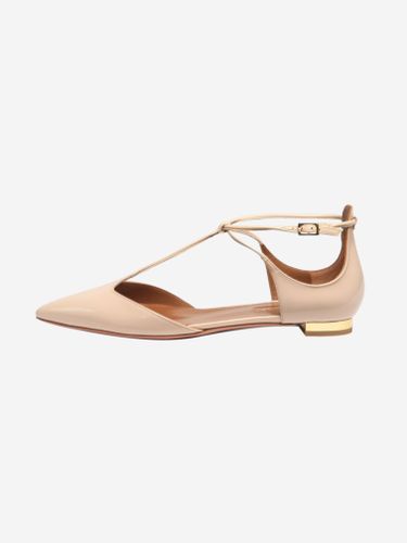 Blush patent leather flats - Size 3 - Pre-Loved Aquazzura - Modalova