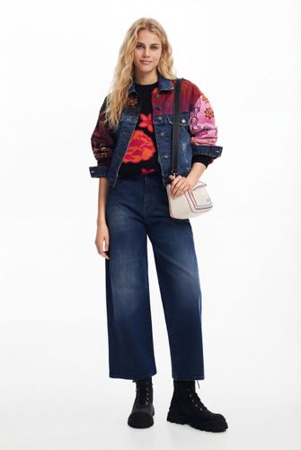 Chaqueta denim patchwork - XS - Desigual - Modalova