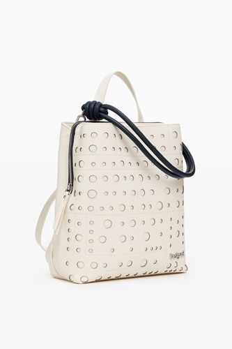 Circle pattern faux leather backpack - - U - Desigual - Modalova
