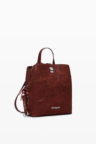 Mochila S bordada - BROWN - U - Desigual - Modalova