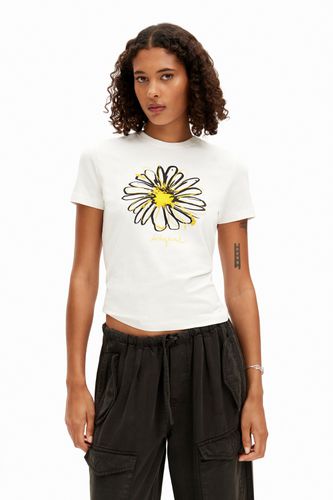 Daisy illustration T-shirt - - XL - Desigual - Modalova