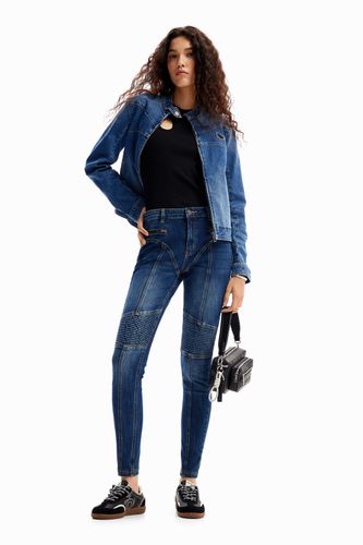 Slim biker jeans - BLUE - 34 - Desigual - Modalova