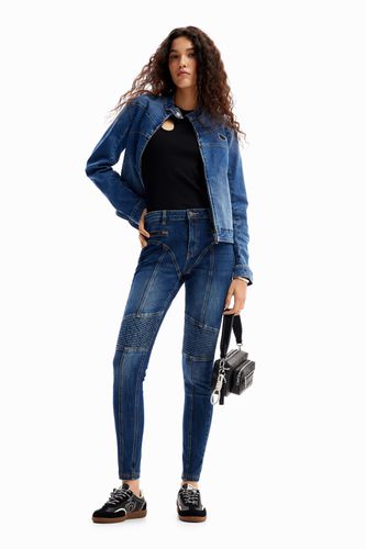 Slim biker jeans - BLUE - 38 - Desigual - Modalova