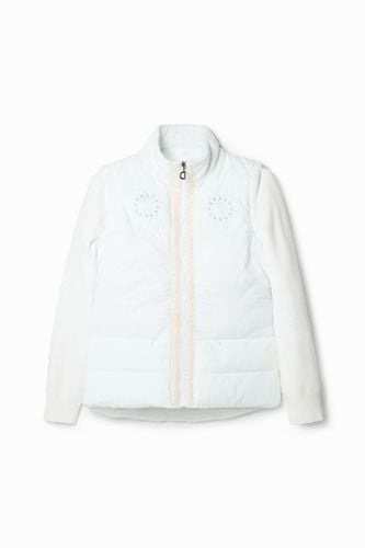 Slim short jacket textures - - L - Desigual - Modalova