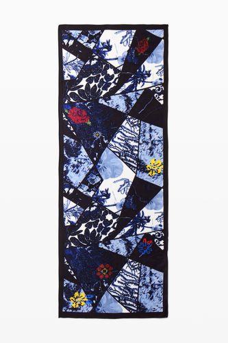 Foulard denim flores - BLUE - U - Desigual - Modalova