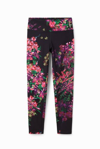 Leggings sport flores - Desigual - Modalova