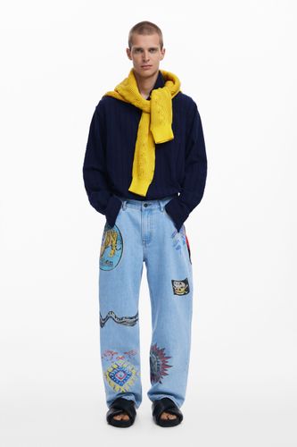 Patchwork jeans - BLUE - 32 - Desigual - Modalova