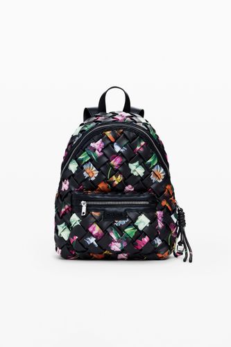 Mochila flores pequeña - Desigual - Modalova