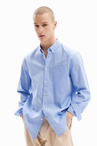 Camisa popelín patchwork - - XL - Desigual - Modalova