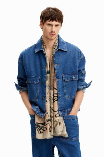 Denim jacket with pockets - S - Desigual - Modalova