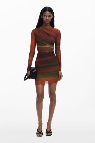 Robe courte en tulle drapé - Desigual - Modalova