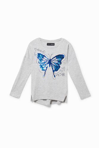 Camiseta mariposa lentejuela reversible - Desigual - Modalova