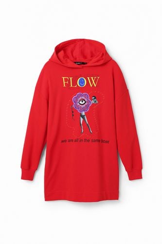 Flow short sweatshirt dress - - M - Desigual - Modalova
