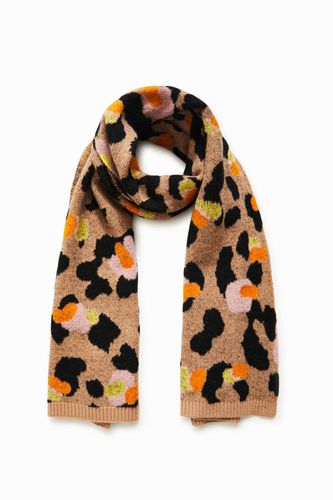 Long scarf animal print - BROWN - U - Desigual - Modalova