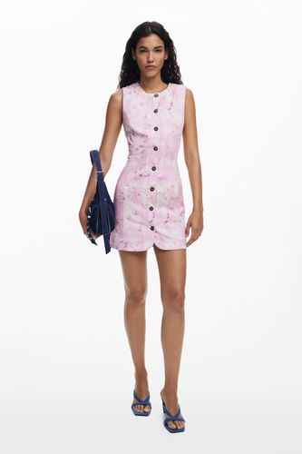 Robe courte à boutons - Desigual - Modalova