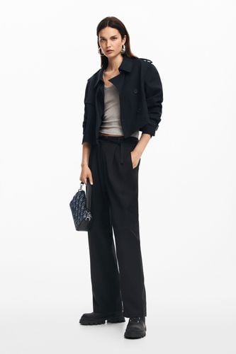 Straight long pants - BLACK - L - Desigual - Modalova