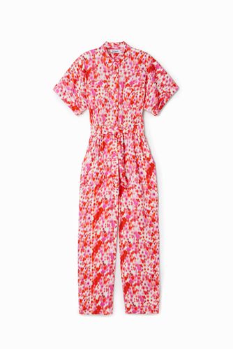 Floral boiler suit - RED - M - Desigual - Modalova