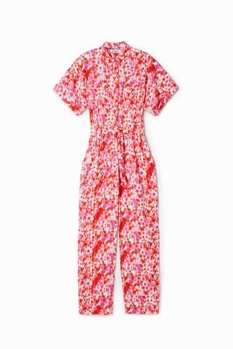 Mono worker floral - RED - XS - Desigual - Modalova