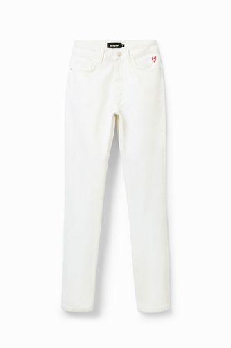 Straight Jeans - WHITE - 38 - Desigual - Modalova