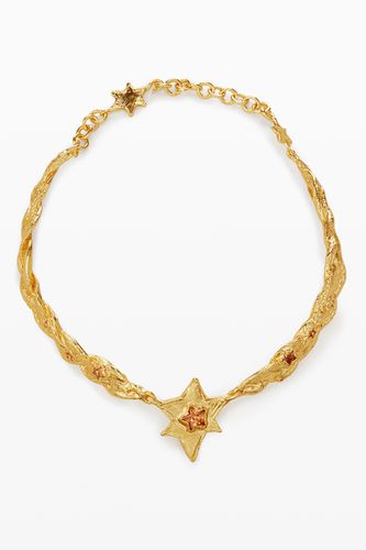 Large choker with textures and gold star Zalio - U - Desigual - Modalova