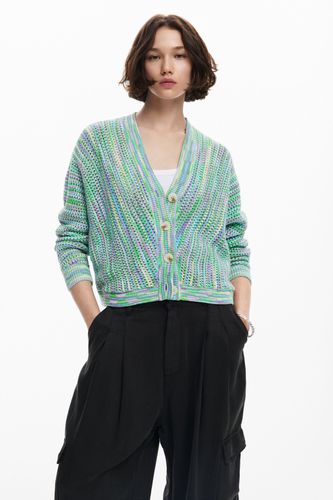 Multicolored printed cardigan - L - Desigual - Modalova