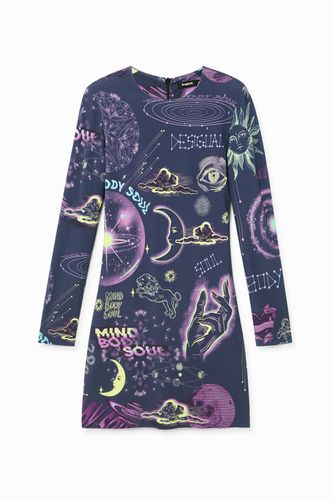 Vestido slim astrología - BLUE - M - Desigual - Modalova