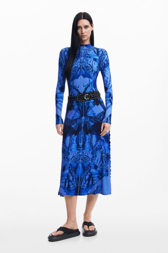 Vestido midi mariposa - BLUE - M - Desigual - Modalova