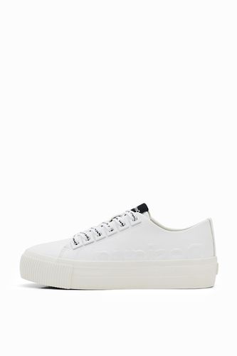 Platform logo sneakers - WHITE - 40 - Desigual - Modalova