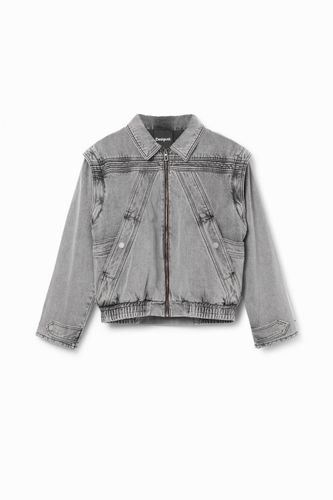 Chaqueta vaquera mangas desmontables - Desigual - Modalova