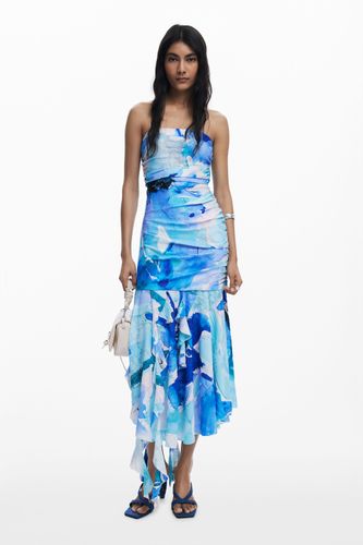 Robe bandeau asymétrique - Desigual - Modalova