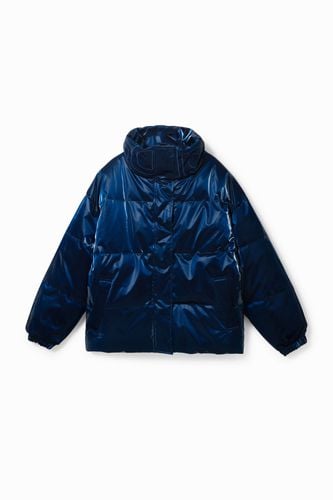 Shiny padded short jacket - - L - Desigual - Modalova