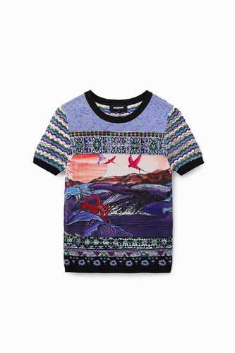 Camiseta tricot japonesa - Desigual - Modalova