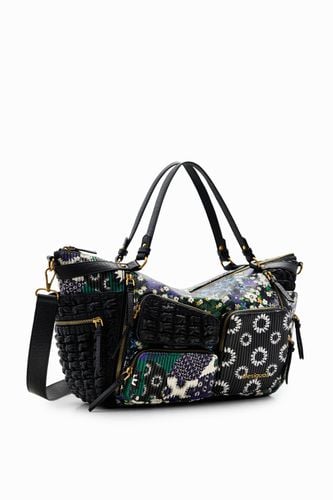 Bolso grande patch - BLACK - U - Desigual - Modalova