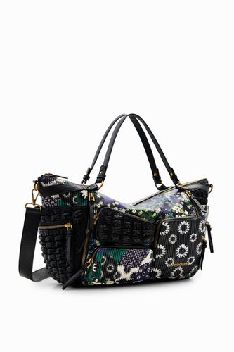 Large patchwork bag - BLACK - U - Desigual - Modalova