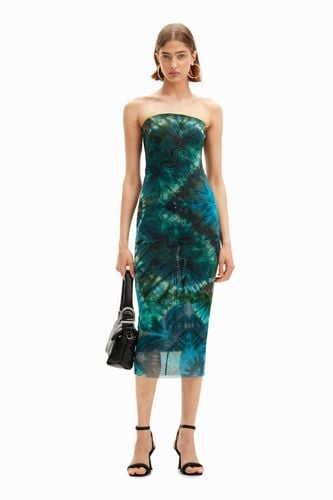 Sheath dress with cool floral print. - - M - Desigual - Modalova