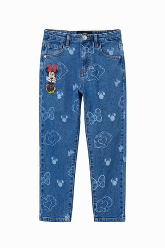 Vaqueros Minnie Mouse - BLUE - 3/4 - Desigual - Modalova