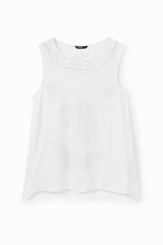 T-shirt sleeveless drape - - XS - Desigual - Modalova