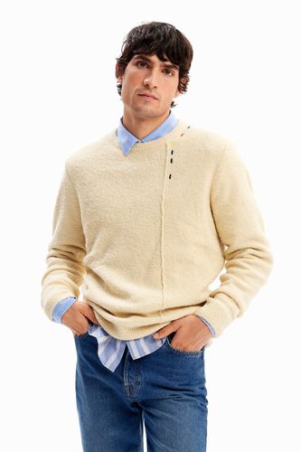 Jersey lana bordados - WHITE - S - Desigual - Modalova