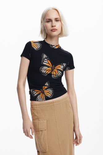 Short-sleeve butterfly T-shirt - XS - Desigual - Modalova