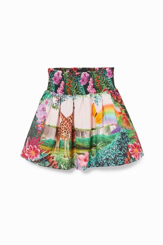 Minifalda floral - Desigual - Modalova