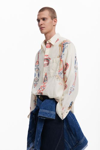 Camisa manga larga étnica - S - Desigual - Modalova