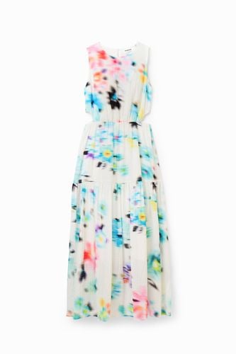 Long blurry cut-out dress - S - Desigual - Modalova